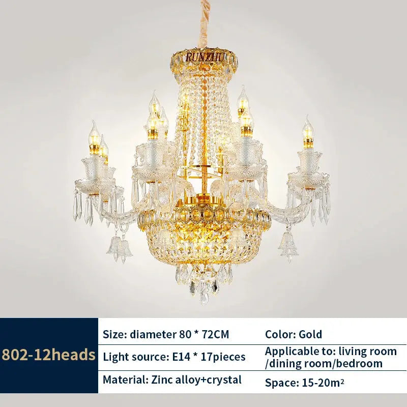 European Style Crystal Chandeliers — alternate product view 10