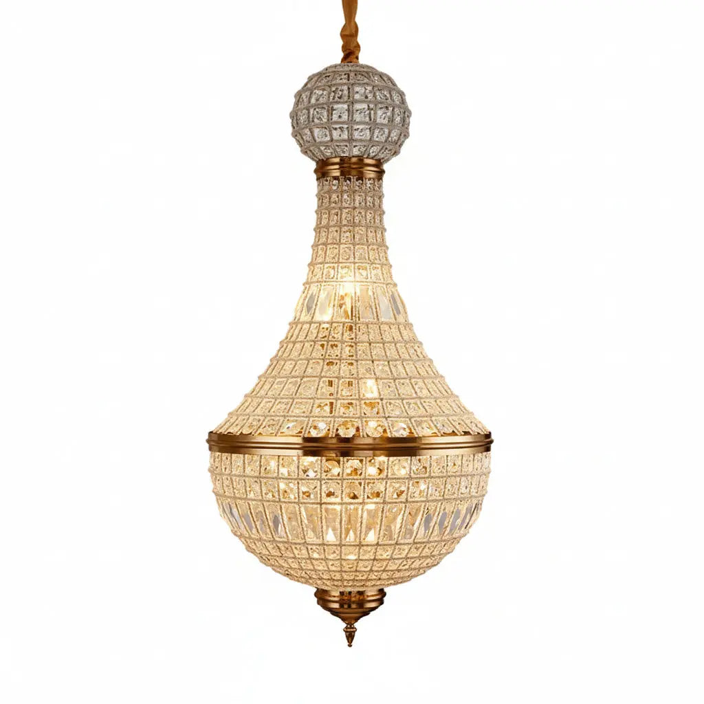 British Style Crystal Vintage Chandelier — alternate product view 1
