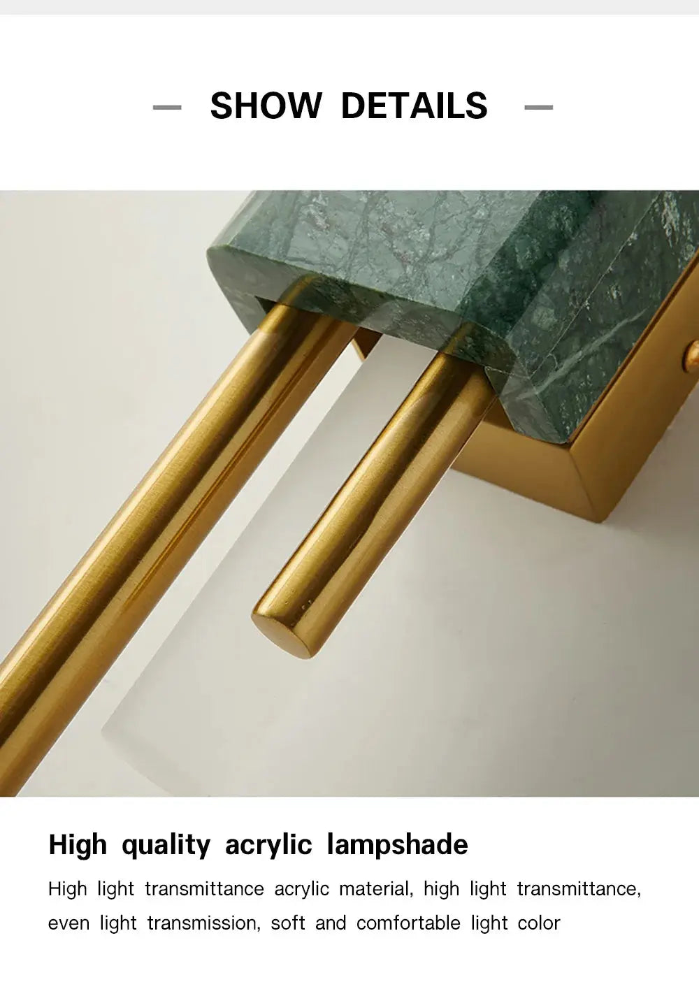 Modern Marble Led Wall Lamp — alternate product view 5