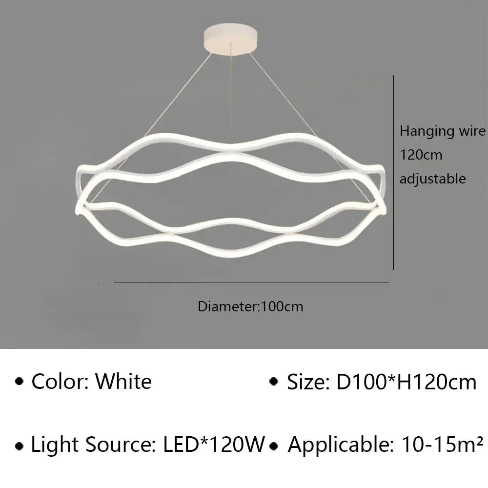 Luxury Ring Hanging Lamp — alternate product view 12