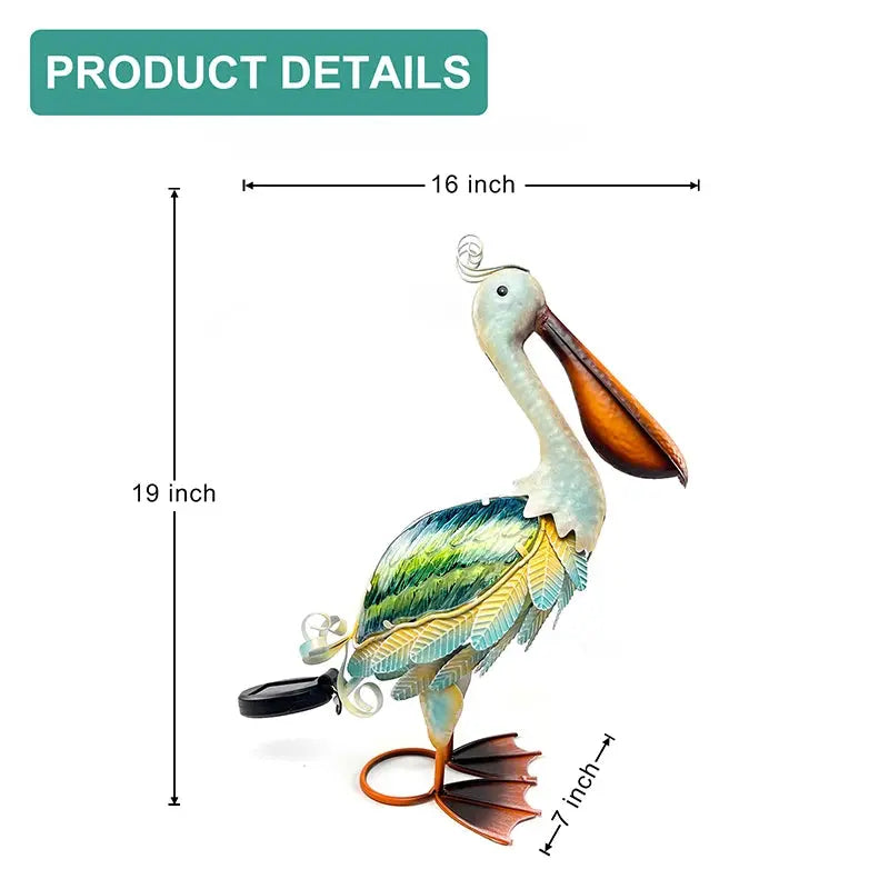 Solar Pelican Sculpture — alternate product view 5