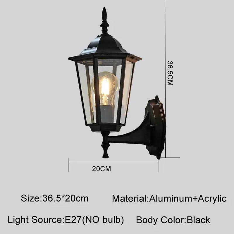 Courtyard Waterproof Wall Lamp — alternate product view 9