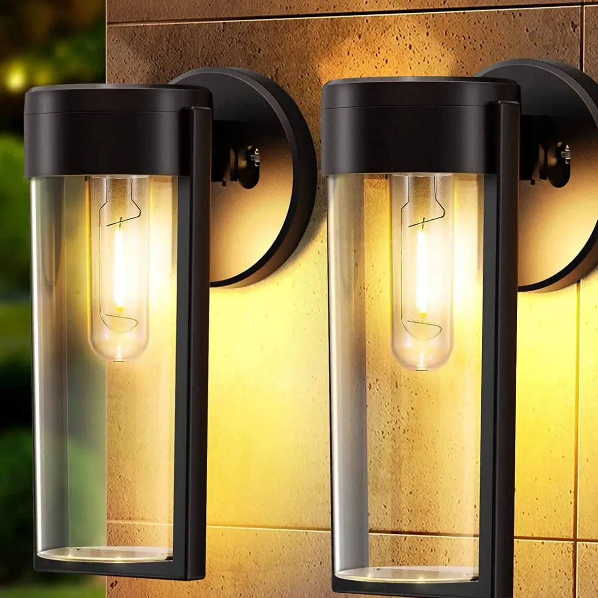 Solar Powered Wall Light — product view