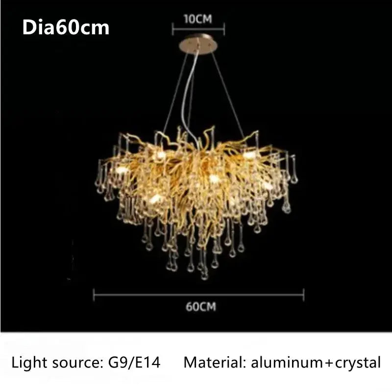 Unique Luxury Crystal Chandelier For Living Room — alternate product view 11