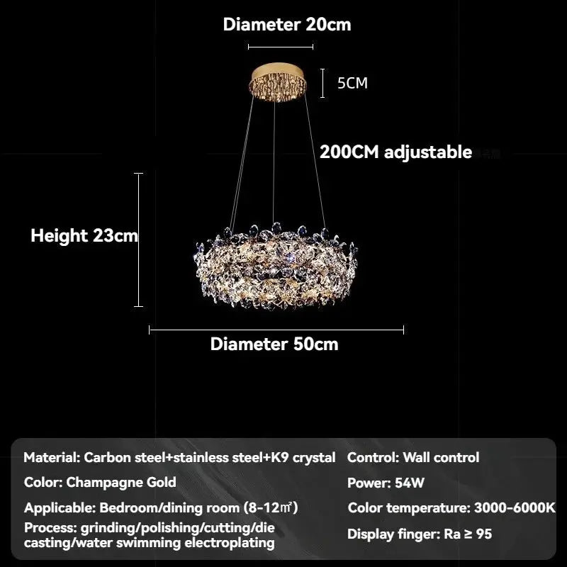 Luxury Crystal Chandelier Pendant — alternate product view 10