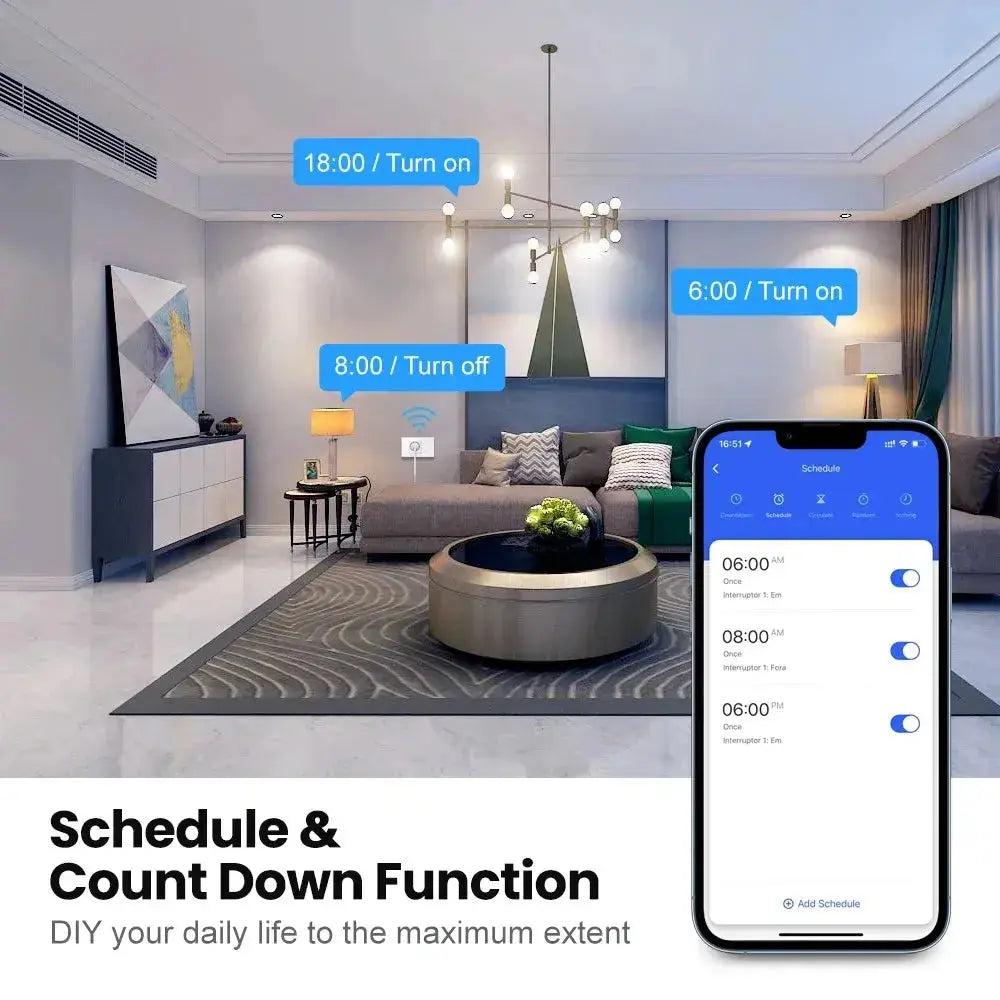 Alexa Google Home WIFI Smart Plug UK — alternate product view 3