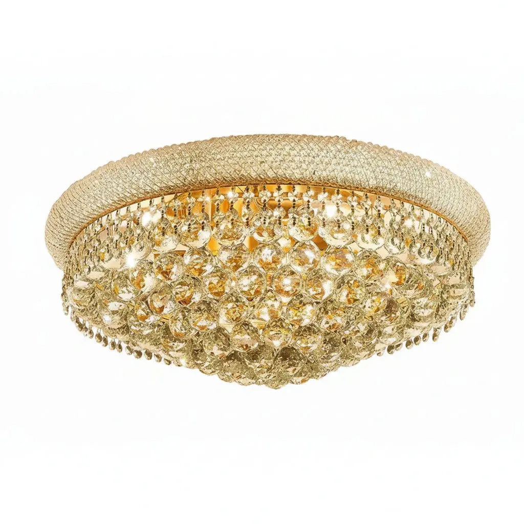 Morden Crystal Ceiling Lamp Bedroom Atmospheric — alternate product view 1