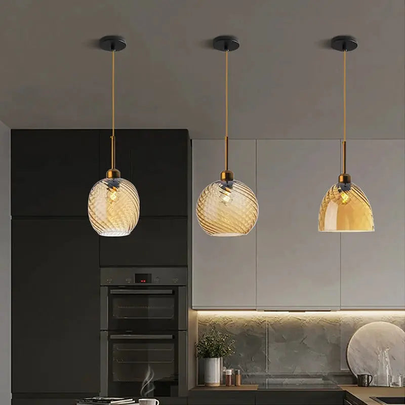 Modern Glass Pendant Lights — alternate product view 2