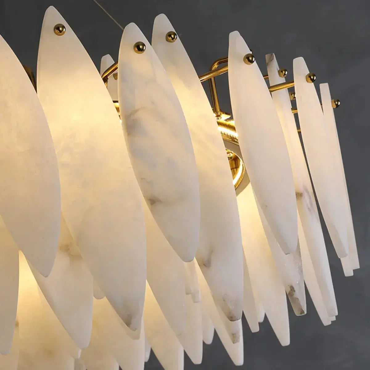 Villa Loft Bedroom Designer Marble Chandeliers — alternate product view 5
