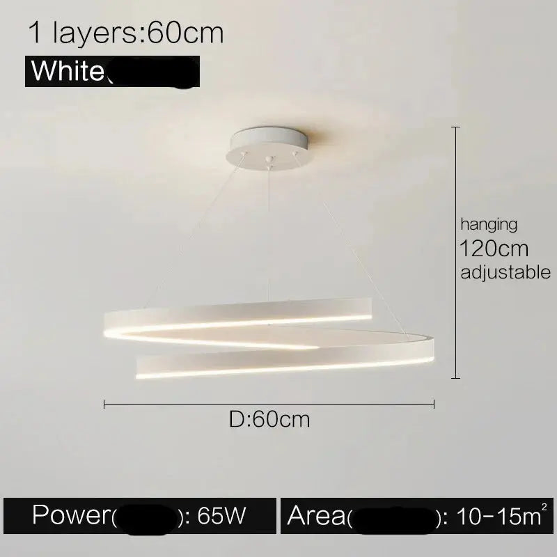 New Minimalist Living Room Modern Pendant Lamp — alternate product view 11