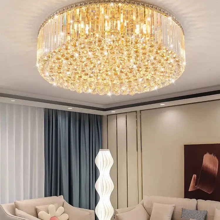 Modern Round Crystal Fixture — alternate product view 2