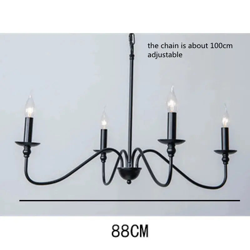 American Style Lighting Chandelier — alternate product view 6