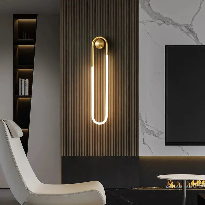 Minimalist U-shaped Wall Lamp — product view