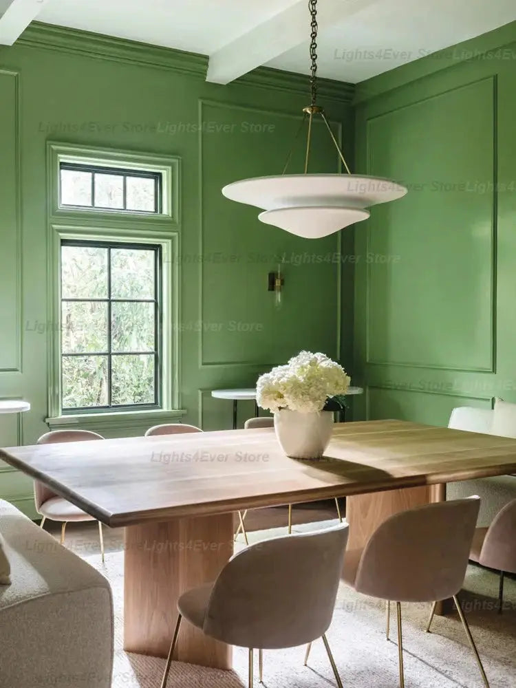 Plaster Shade Chandelier — alternate product view 3