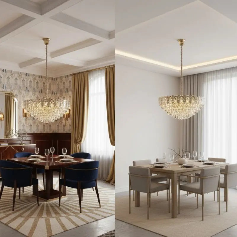 Nordic Bedroom Crystal Chandelier — alternate product view 2