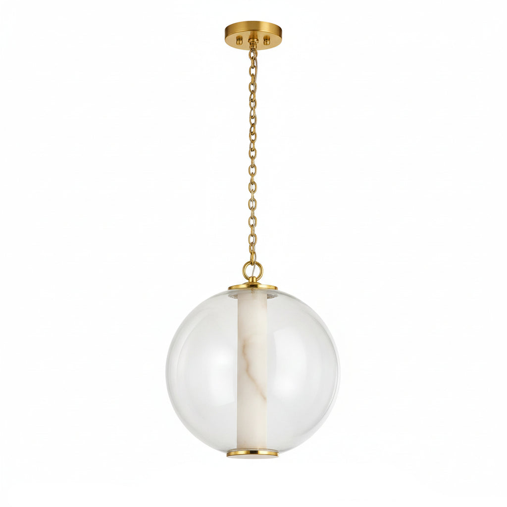 Night Atmosphere Alabaster Pendant Light — product view