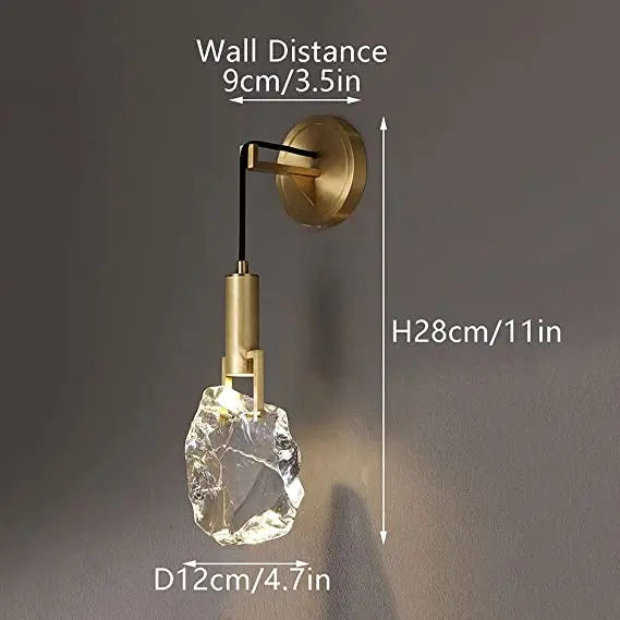 Iceberg Led Crystal Wall Light — alternate product view 1