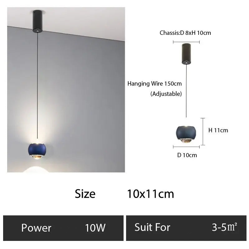 Decoration Reading Lighting LED Suspension Hanging Light — shown in an interior setting 5
