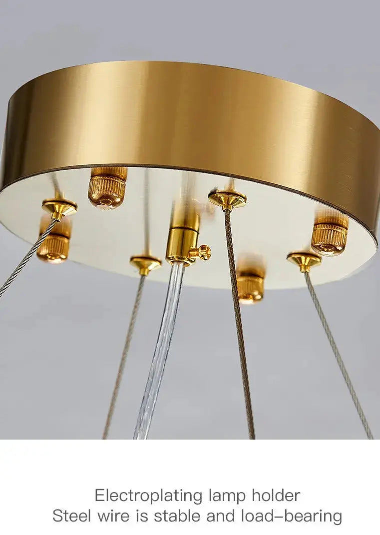 New Modern Crystal Luxury Pendant Chandelier — alternate product view 7