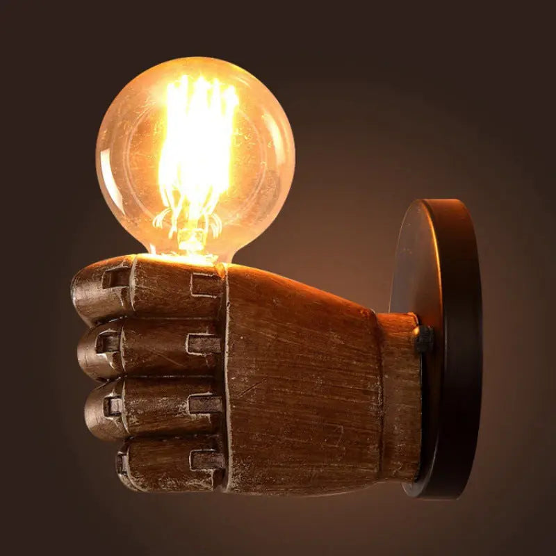 Hand Shaped One Wall Light Lamp — alternate product view 1