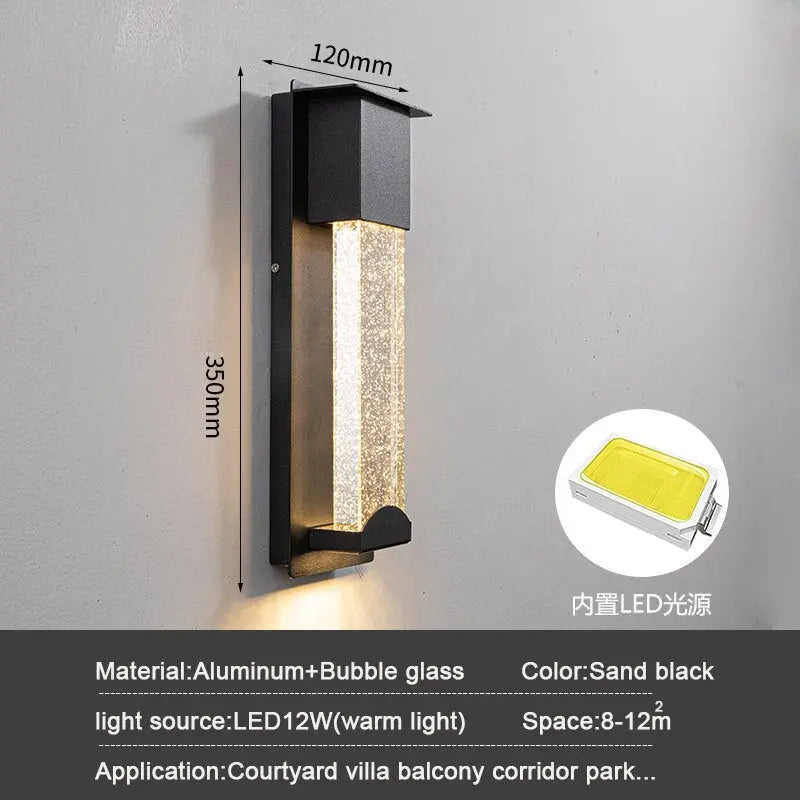 Outdoor Wall Crystal Light — alternate product view 8