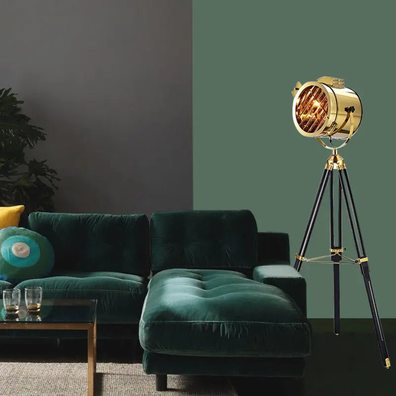 Nordic Vintage Industrial Style Creative Floor Lamp — alternate product view 1