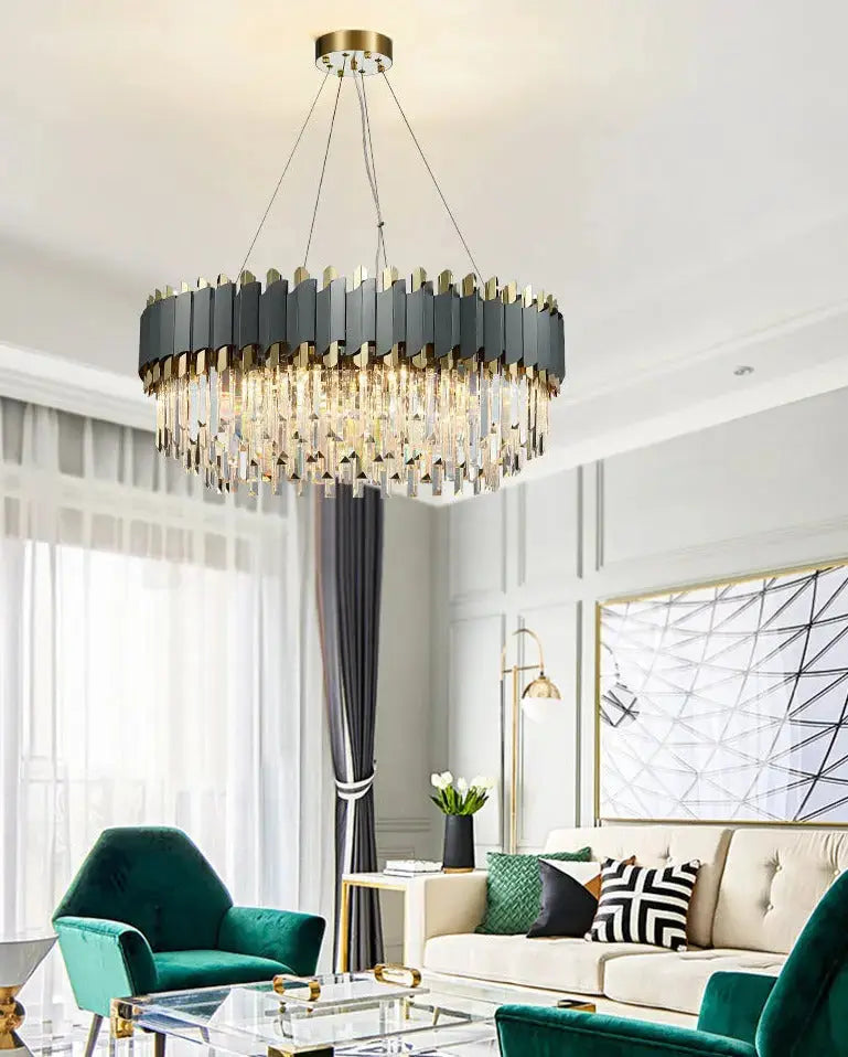 New Modern Crystal Luxury Pendant Chandelier — alternate product view 6