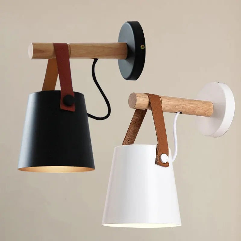 Nordic Wooden Wall Lamp — alternate product view 8