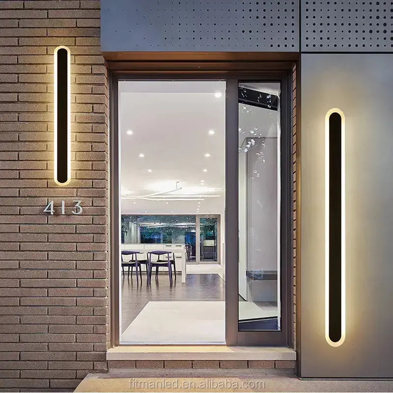 New Round Edges Waterproof Wall LED Outdoor Lights — alternate product view 1