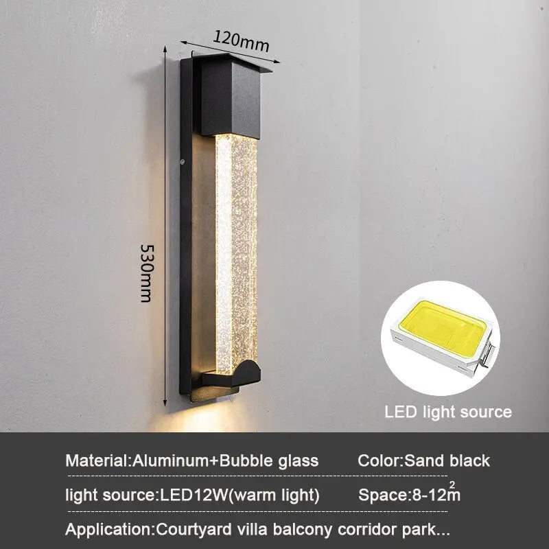 Outdoor Wall Crystal Light — alternate product view 9