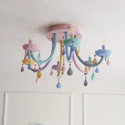 Modern Colorful Ceiling Chandelier For Kids — alternate product view 2