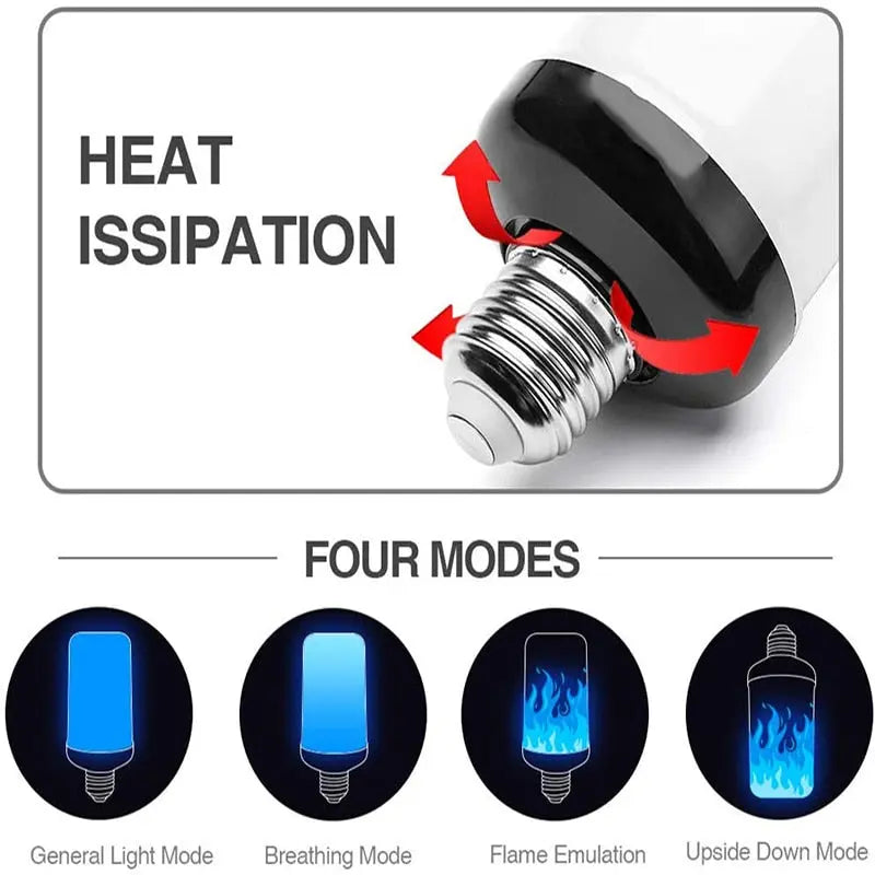 LED Flame Bulb Fire — alternate product view 8