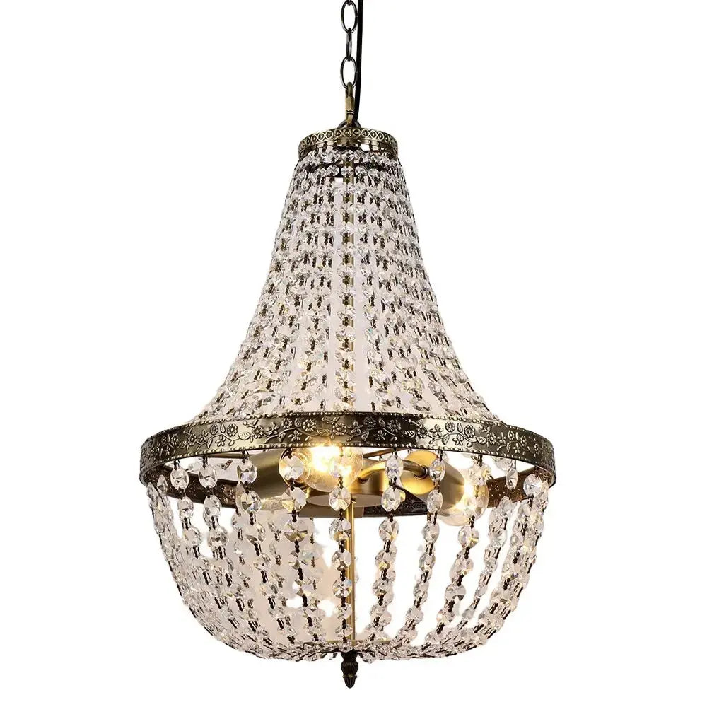 Modern Light Luxury Crystal Chandelier — alternate product view 1