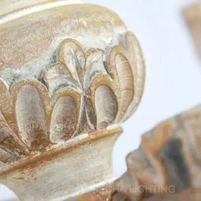 Roman Pillar Wooden Chandelier — alternate product view 10