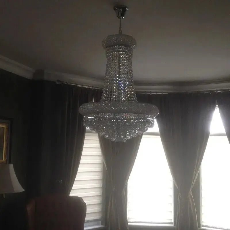 French Empire Gold Crystal Chandelier — alternate product view 6