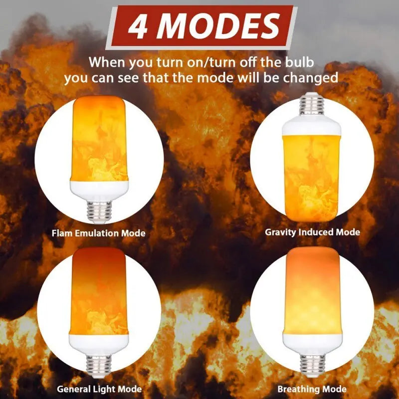 LED Flame Bulb Fire — alternate product view 6