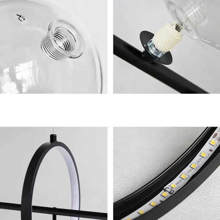 Creative Glass Bubble Ball Chandelier — alternate product view 8