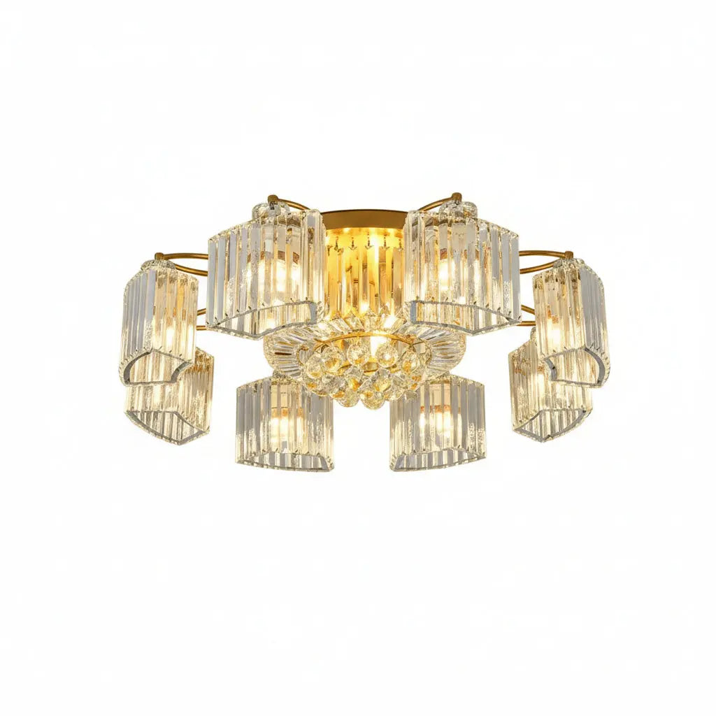 Modern Ceiling Circle Chandelier — alternate product view 1