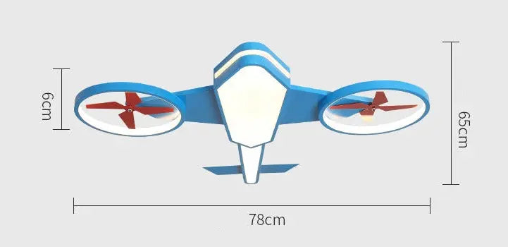 Modern Ceiling Light Aircraft Led Chandelier — alternate product view 7