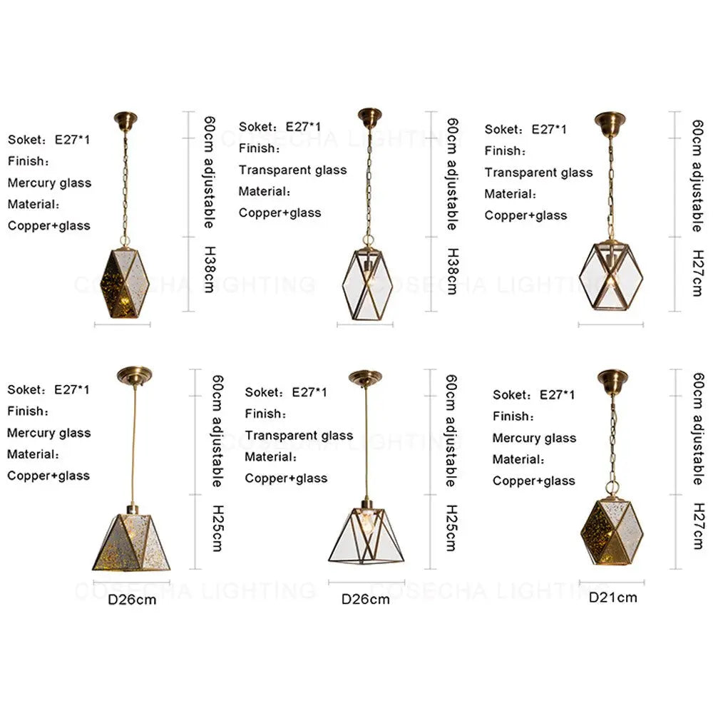 Antique Bronze Pendant Lighting — alternate product view 14