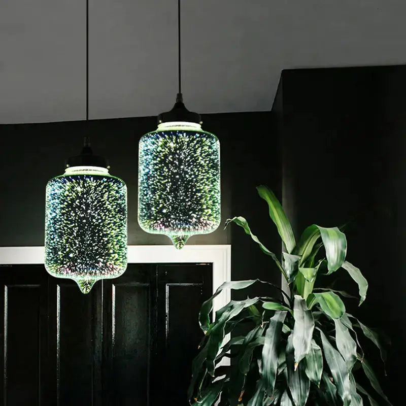 Modern 3D Colorful Pendant Lamp - B — alternate product view 6