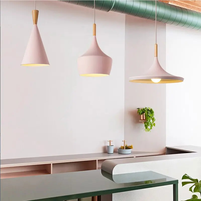 Creative Colorful Wood Lamp — alternate product view 4