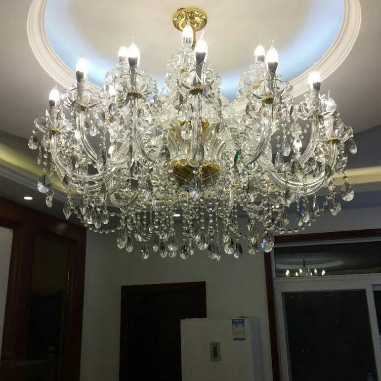 Gold Crystal Chandelier — alternate product view 7