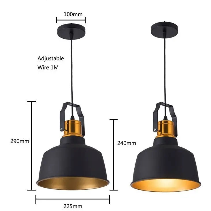 Vintage Loft Hang Lamp — alternate product view 9