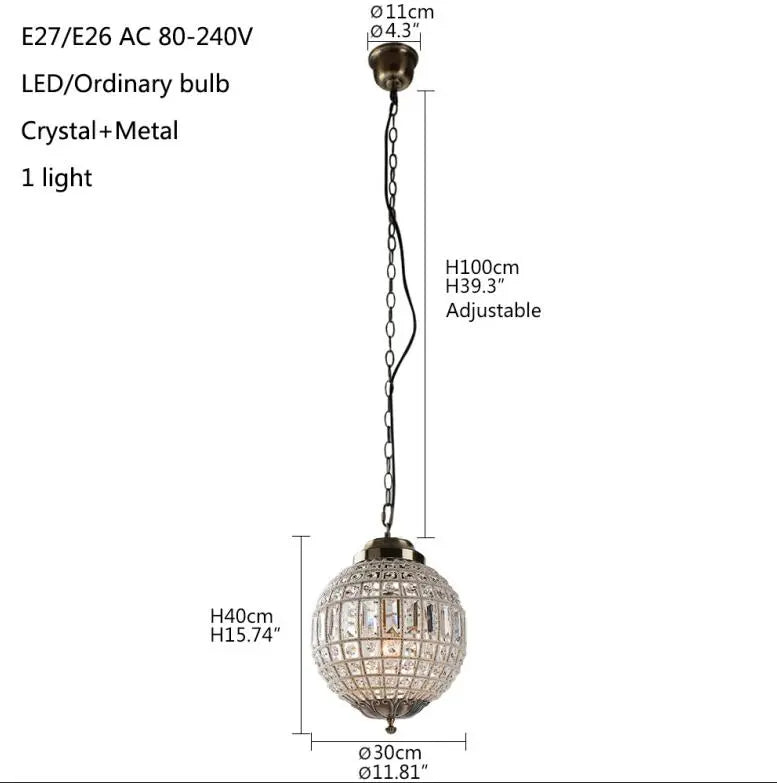 Retro Vintage Royal Empire Ball Style Chandelier — alternate product view 11