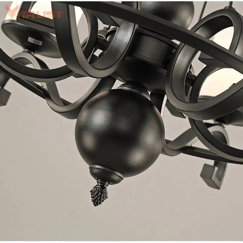 Minimalist Hanging Classic Chandelier — alternate product view 1