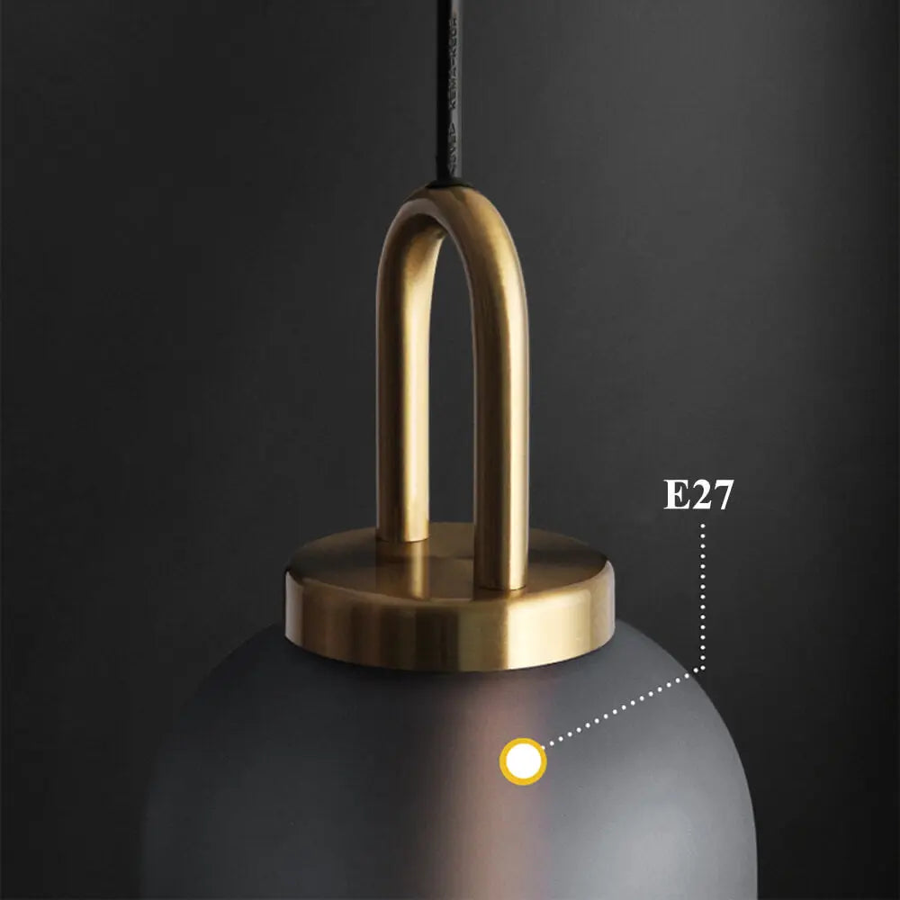 Glass Ball Modern Single Pendant Lights — alternate product view 12