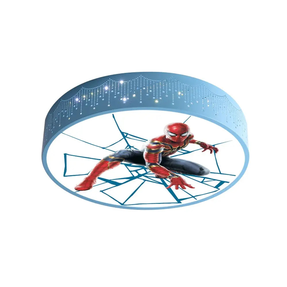 Children Spider Man Hero Led Ceiling Chandelier — product view