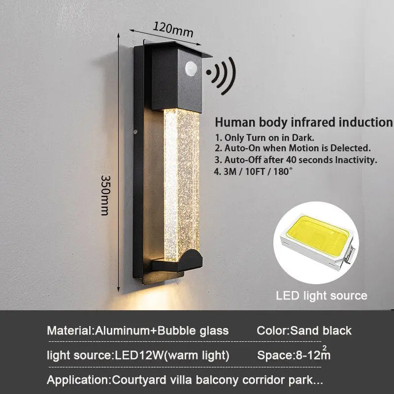 Outdoor Wall Crystal Light — alternate product view 10