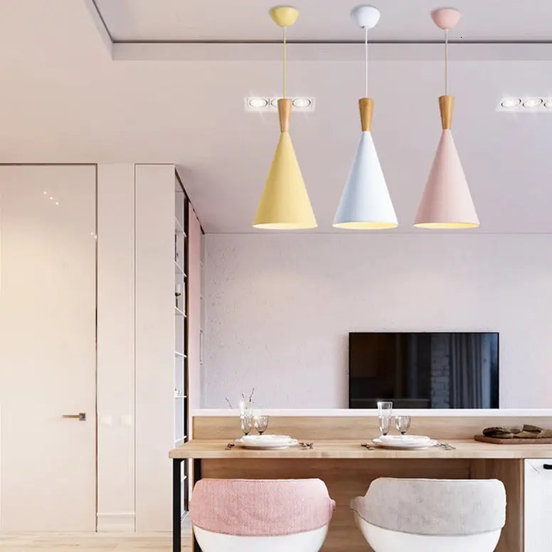Creative Colorful Wood Lamp — alternate product view 7
